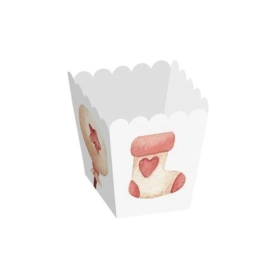Scatole Porta Caramelle Sweet Girl 6,5x6,5cm Confettata Bimba