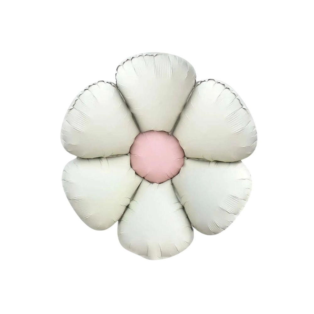 Palloncino Mylar Margherita Bianco Satinato SuperShape 30" 1pz