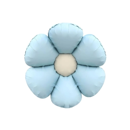 Palloncino Mylar Margherita Celeste Satinato SuperShape 30" 1pz