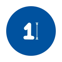 Numeri Blu micro 7''-17cm