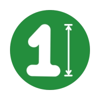 Numeri Verdi super 40''-101cm